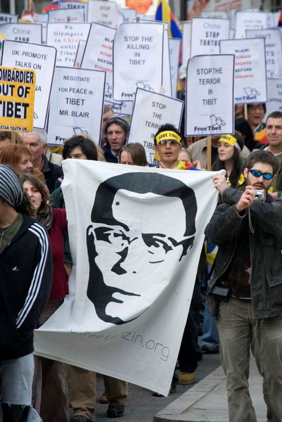 Free Tibet &copy; 2007, Peter Marshall