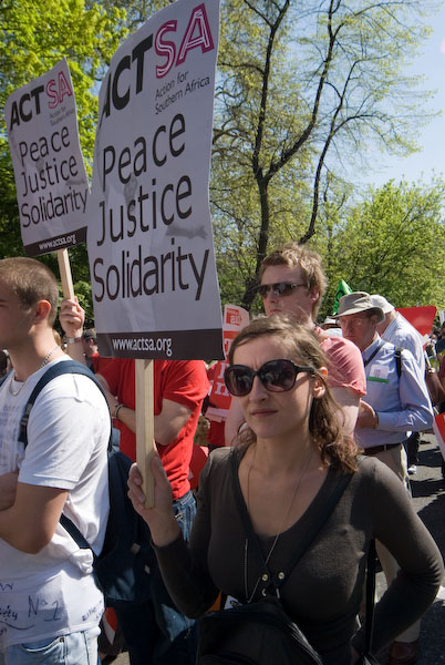 Trade Justice Mass Action &copy; 2007, Peter Marshall