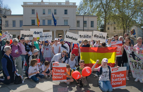 Trade Justice Mass Action &copy; 2007, Peter Marshall