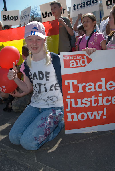 Trade Justice Mass Action &copy; 2007, Peter Marshall