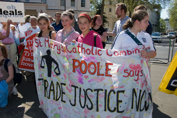 Trade Justice Mass Action &copy; 2007, Peter Marshall