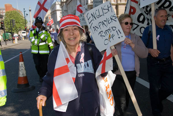 Justice for England March &copy; 2007, Peter Marshall