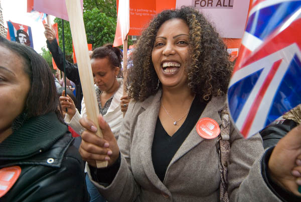 Strangers into Citizens March and Rally &copy; 2007, Peter Marshall