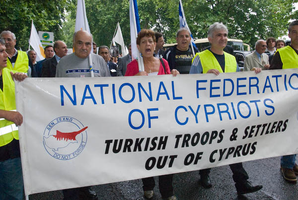 Turks out of Cyprus &copy; 2007, Peter Marshall